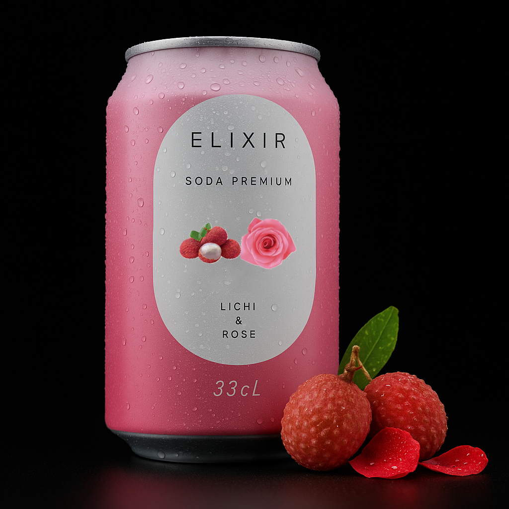 Soda Litchi & Rose