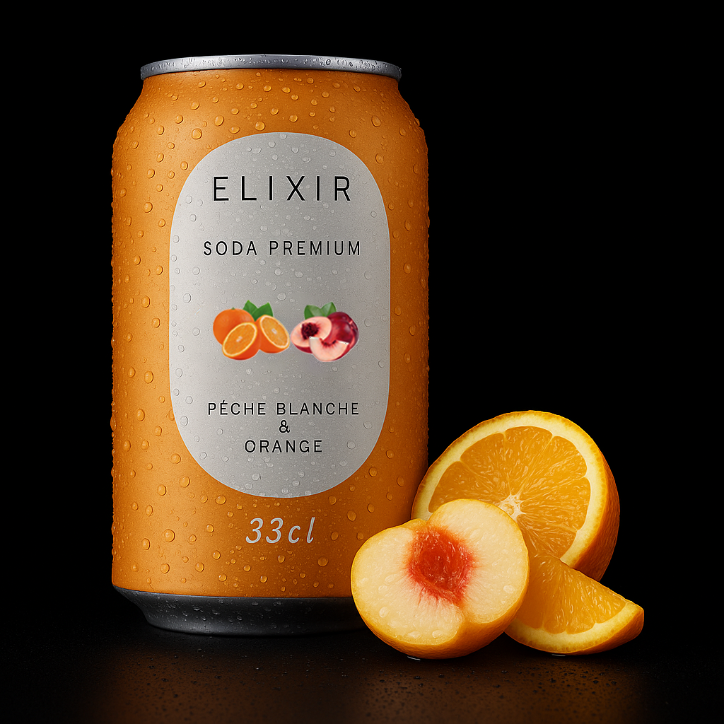 Soda Pêche Blanche & Orange